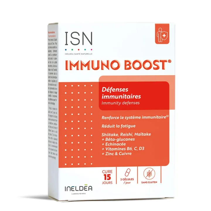 Immuno Boost d&eacute;fenses immunitaires ISN - boite de 30 g&eacute;lules
