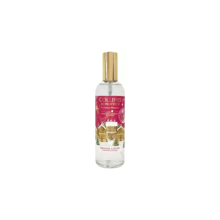 Parfum d'int&eacute;rieur Amande litchi Collines de Provence - spray de 100ml