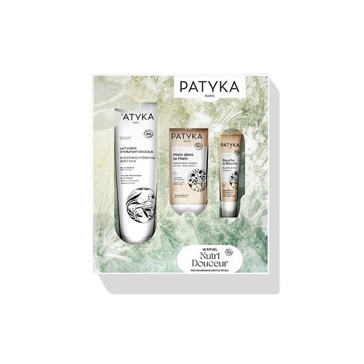 Coffret Rituel Nutri douceur bio Patyka - coffret contenant 3 produits