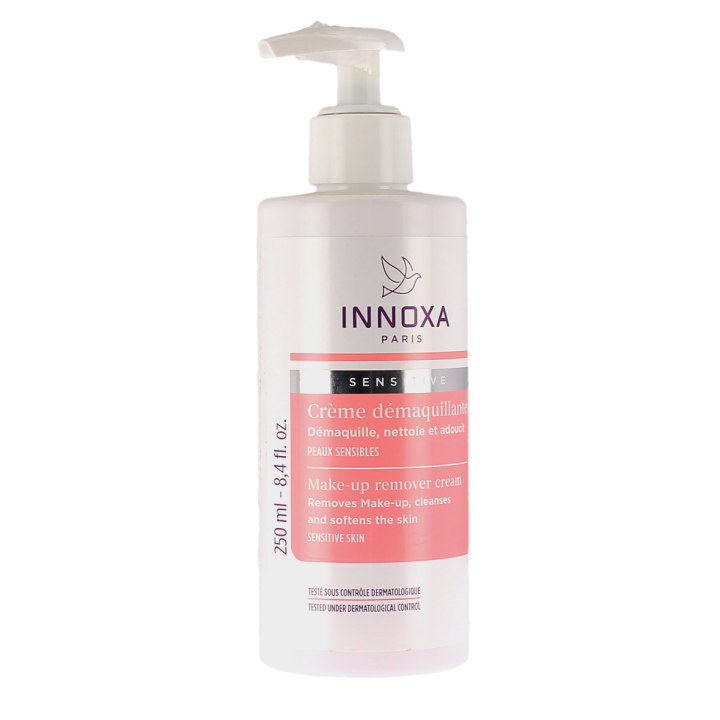 Cr&egrave;me d&eacute;maquillante Innoxa - flacon-pompe de 250ml 