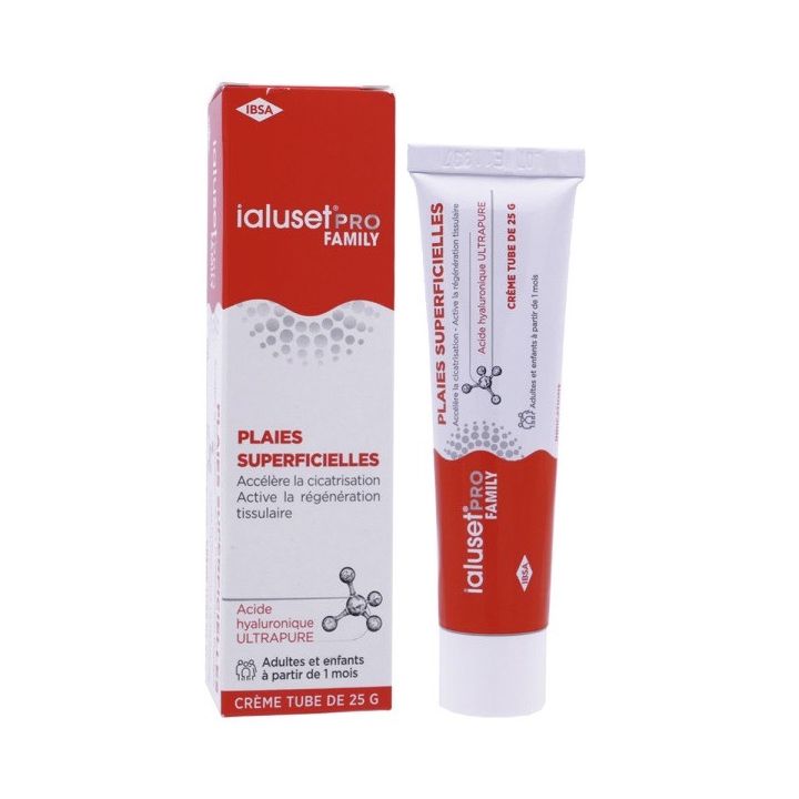 Cr&egrave;me Cicatrisante Ialuset Pro Family - tube de 25g