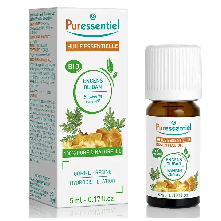 Huile essentielle bio Encens Oliban Puressentiel - flacon de 5ml