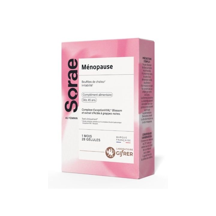 Sorae M&eacute;nopause Gifrer - boite de 28 g&eacute;lules