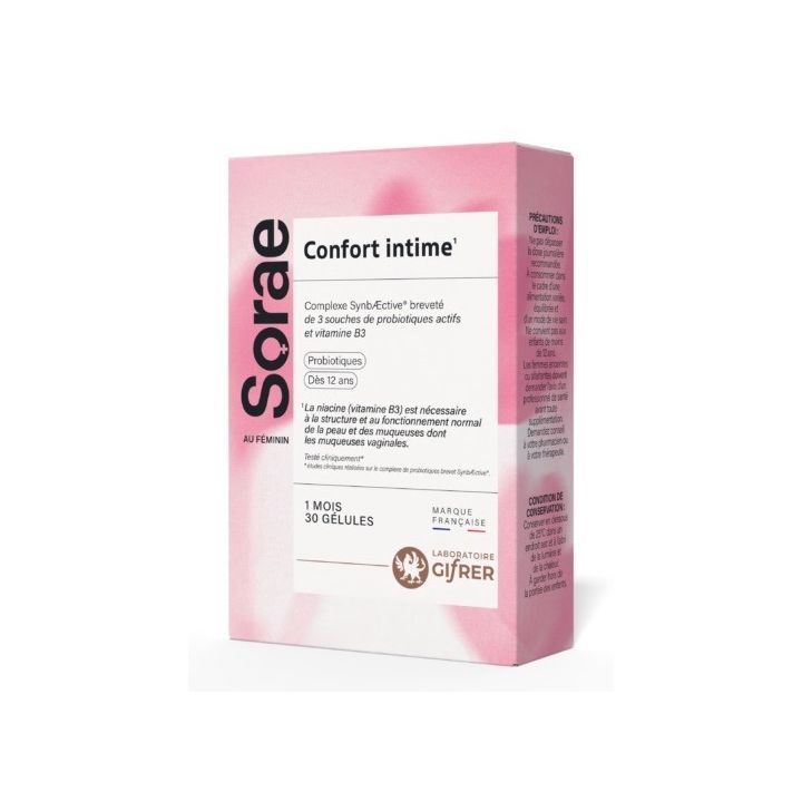 Sorae Confort intime Gifrer - boite de 30 g&eacute;lules