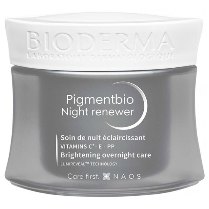 Soin de nuit &eacute;claircissant pigmentbio Bioderma - pot de 50 ml