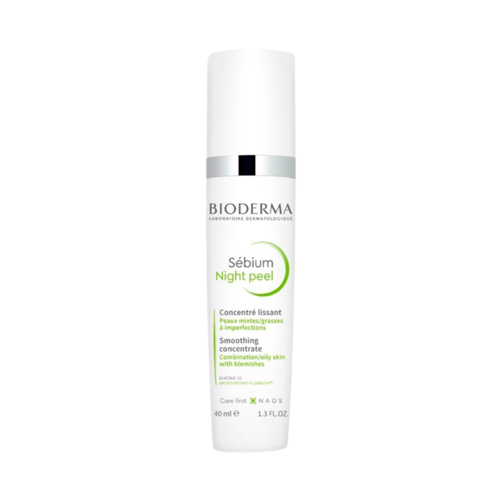 S&eacute;bium Concentr&eacute; lissant night peel Bioderma - tube de 40ml