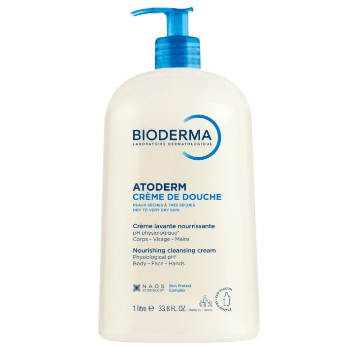 Atoderm cr&egrave;me lavante nettoyante nutri-protectrice Bioderma - flacon de 1 litre