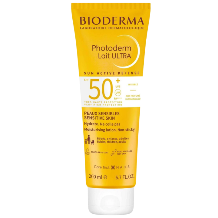 Photoderm Lait ultra SPF50+ Bioderma - tube de 200ml