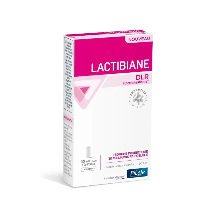 Lactibiane DLR flore intestinale Pileje - bo&icirc;te de 30 g&eacute;lules v&eacute;g&eacute;tales 