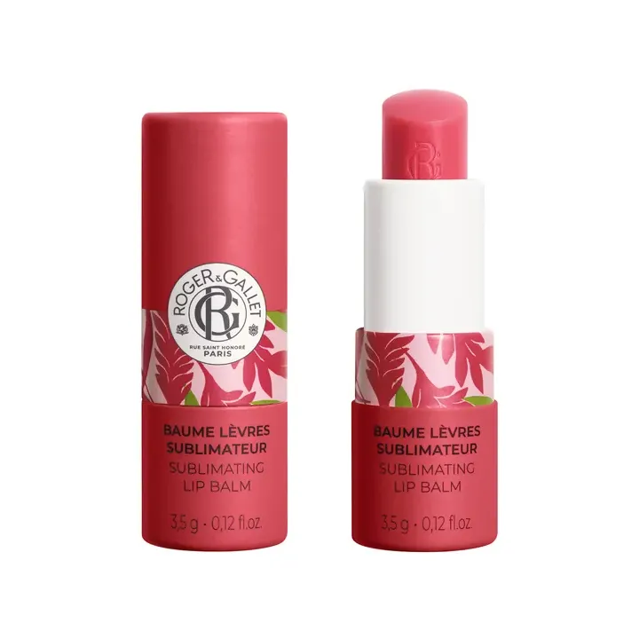 Baume &agrave; l&egrave;vres sublimateur Gingembre rouge Roger & Gallet - stick de 3,5g