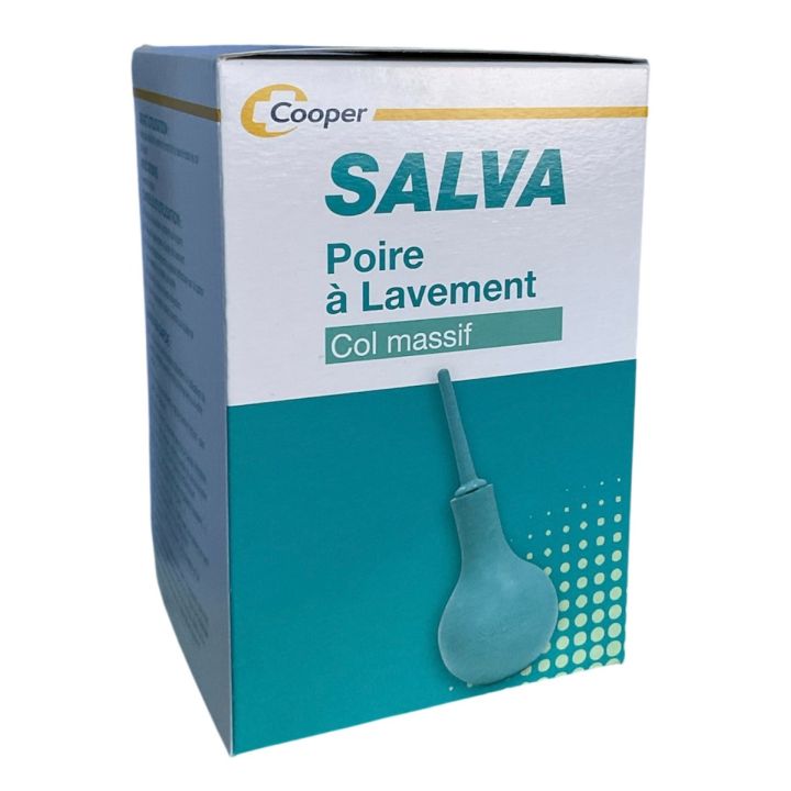 Salva poire &agrave; lavement col massif Cooper - une poire
