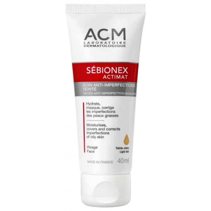 S&eacute;bionex Actimat soin anti-imperfections teinte claire ACM - tube de 40ml 