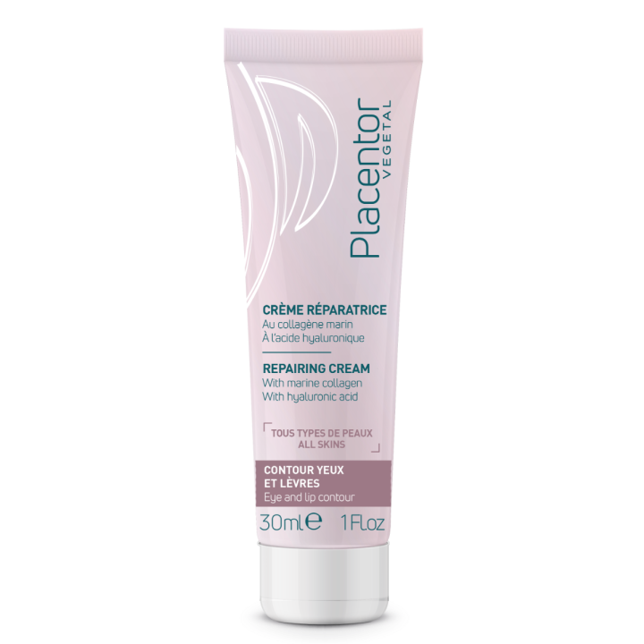 Cr&egrave;me r&eacute;paratrice contour des yeux et l&egrave;vres Placentor - tube de 30 ml