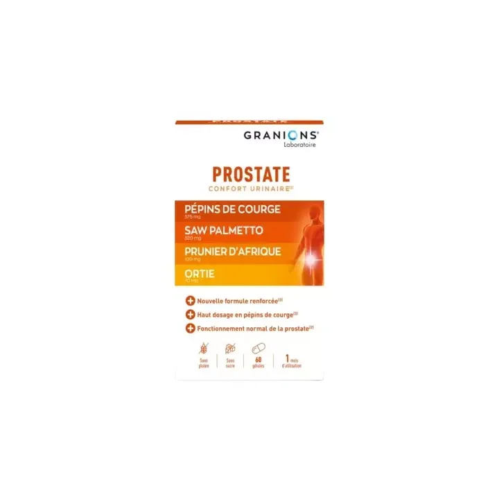 Granions prostate - boite de 60 g&eacute;lules