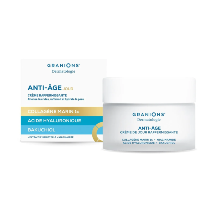 Anti-&acirc;ge jour cr&egrave;me raffermissante Granions - pot de 50ml