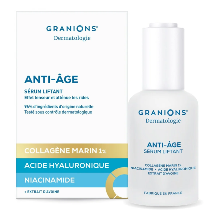 Anti-&acirc;ge s&eacute;rum liftant Granions - flacon-pipette de 30ml