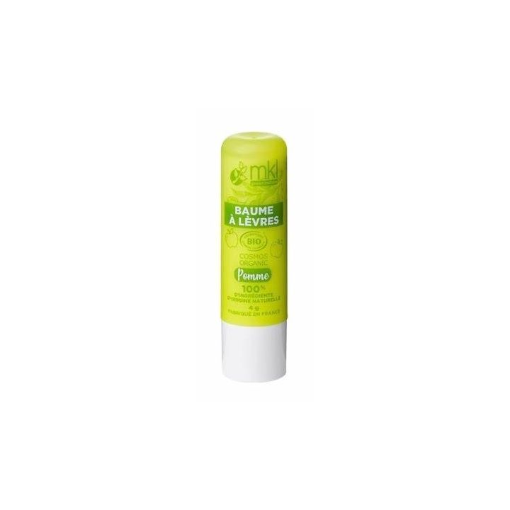 Baume &agrave; l&egrave;vres bio Pomme MKL Green Nature - 1 stick de 4g