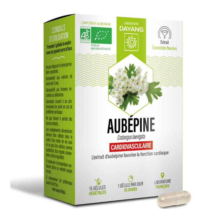 Aub&eacute;pine cardiovasculaire Dayang - boite de 30 g&eacute;lules 