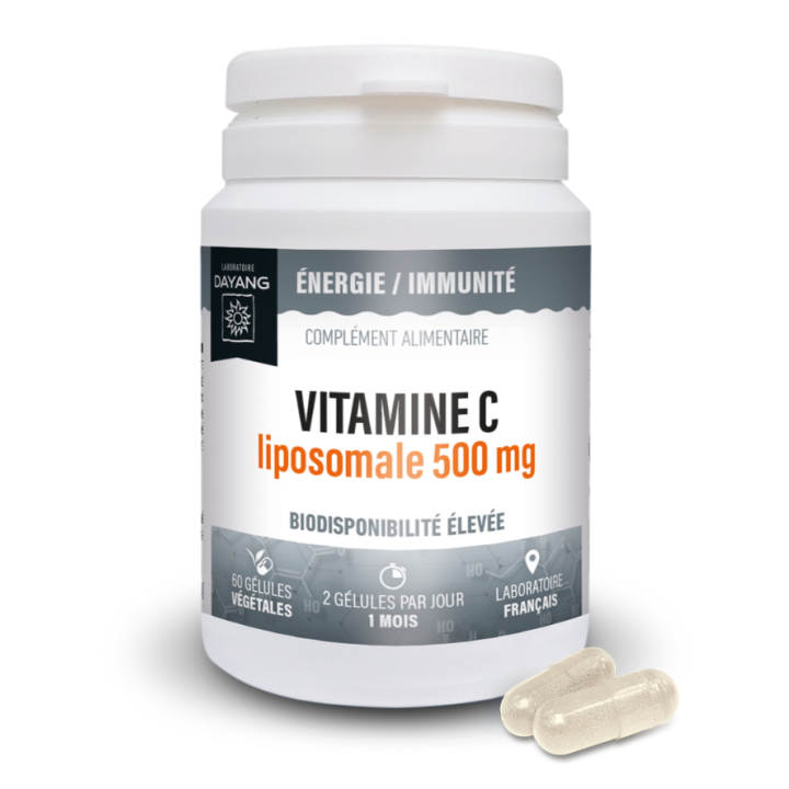 Vitamine C liposomale 500 mg Dayang - pot de 60 g&eacute;lules