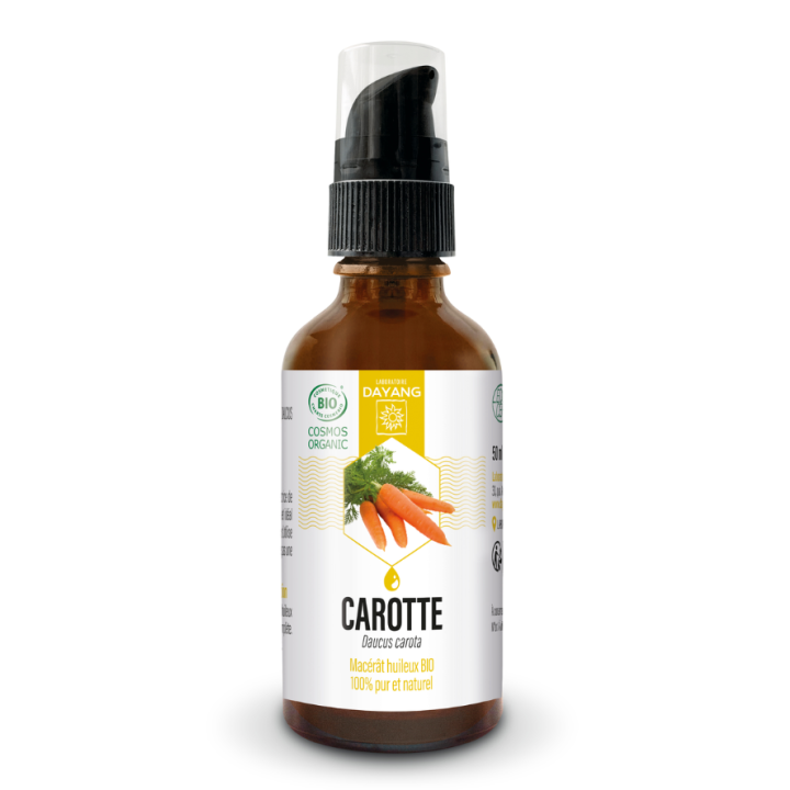 Mac&eacute;r&acirc;t huileux Carotte BIO Dayang - flacon-pipette de 50ml