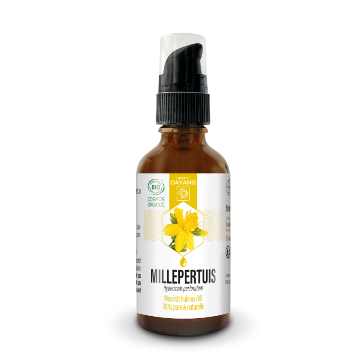 Mac&eacute;r&acirc;t huileux Millepertuis BIO Dayang - flacon-pompe de 50ml