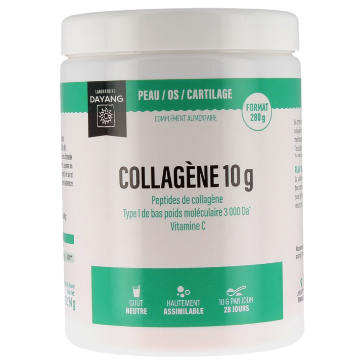 Collag&egrave;ne 10g peau/os/cartilage Dayang - pot de 280g