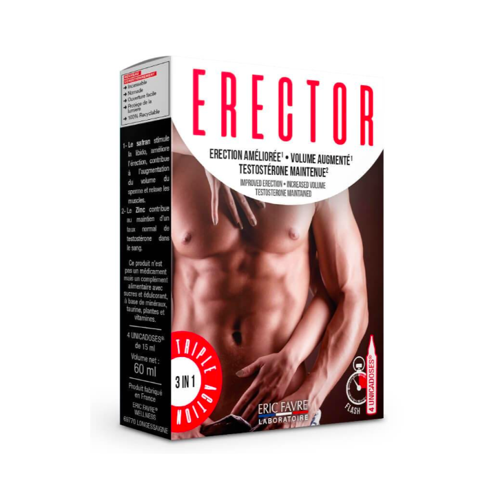 Erector Triple action Eric favre - bo&icirc;te de 4 monodoses