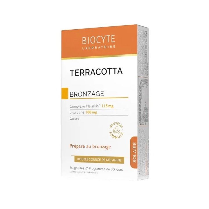 Terracotta bronzage Biocyte - bo&icirc;te de 30 g&eacute;lules