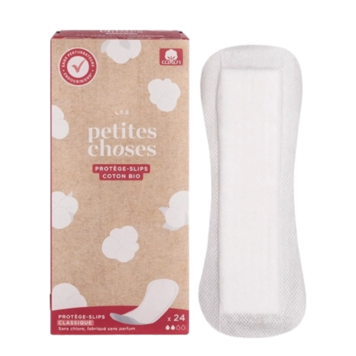 Prot&egrave;ge-slips classique coton bio Les Petites Choses - boite de 24 prot&egrave;ge-slips