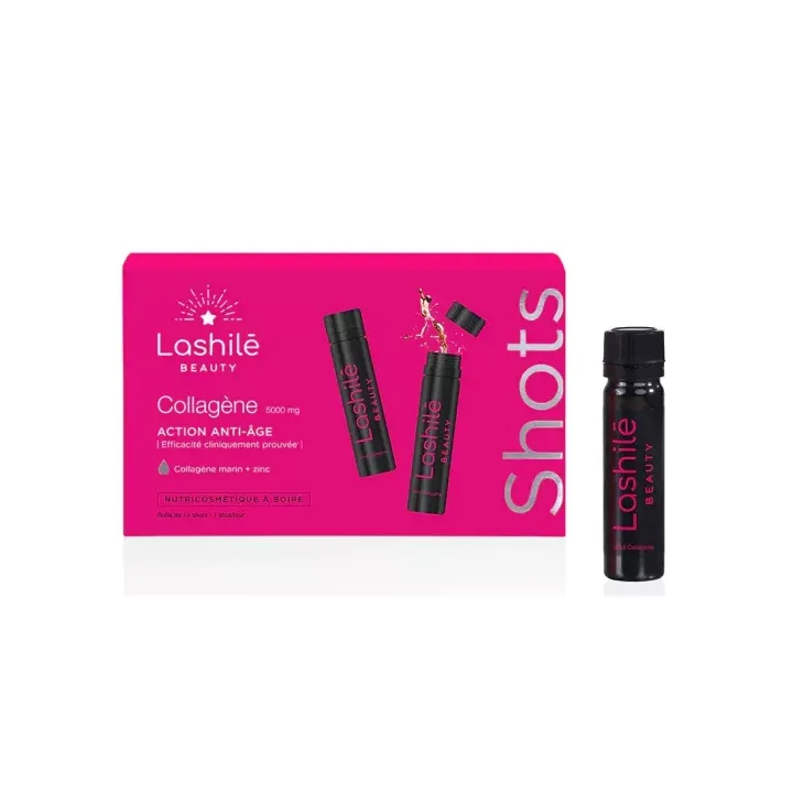 Collag&egrave;ne anti-&acirc;ge Lashil&eacute; Beauty - bo&icirc;te de 14 shots