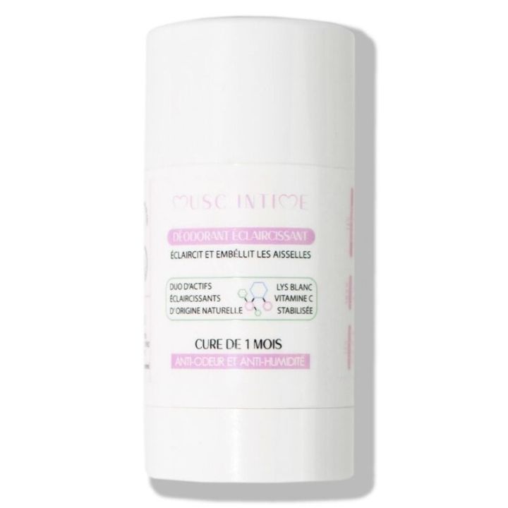 D&eacute;odorant &eacute;claircissant cure de 1mois Musc Intime - stick de 50g
