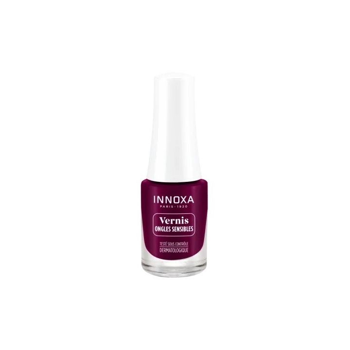 Vernis &agrave; ongles sensibles Pourpre Innoxa - flacon de 5ml