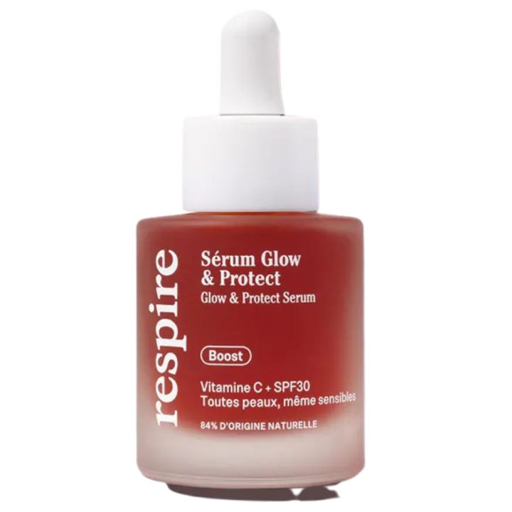 S&eacute;rum glow & protect SPF30 Respire - flacon-pipette de 30ml