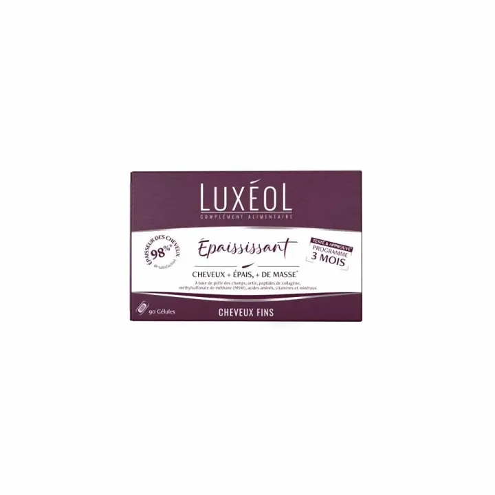 Compl&eacute;ment alimentaire &eacute;paississant Lux&eacute;ol - bo&icirc;te de 90 g&eacute;lules 