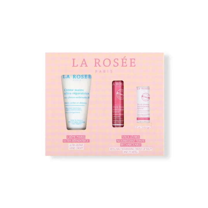 Coffret soins nomades teint&eacute;s La Ros&eacute;e - coffret de 3 produits 