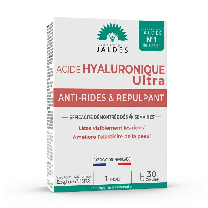 Collag&egrave;ne acide hyaluronique ultra anti-&acirc;ge Jaldes - bo&icirc;te de 30 g&eacute;lules