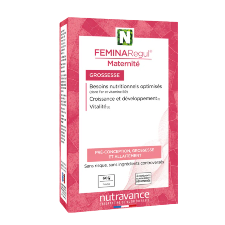 Feminaregul maternit&eacute; Nutravance - bo&icirc;te de 60 g&eacute;lules 