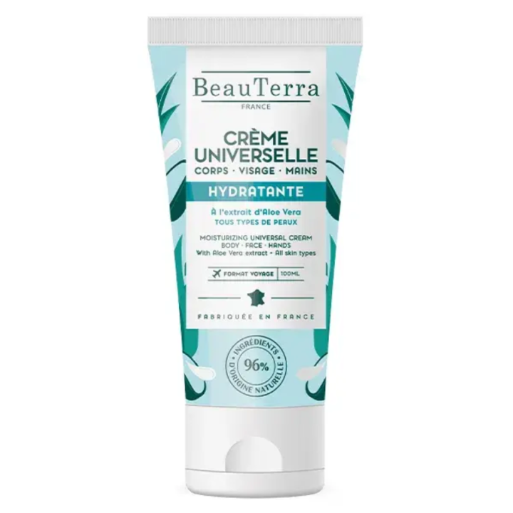 Cr&egrave;me universelle hydratante BeauTerra - tube de 100ml