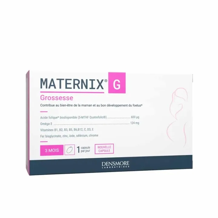Maternix G grossesse Densmore - bo&icirc;te de 90 capsules 