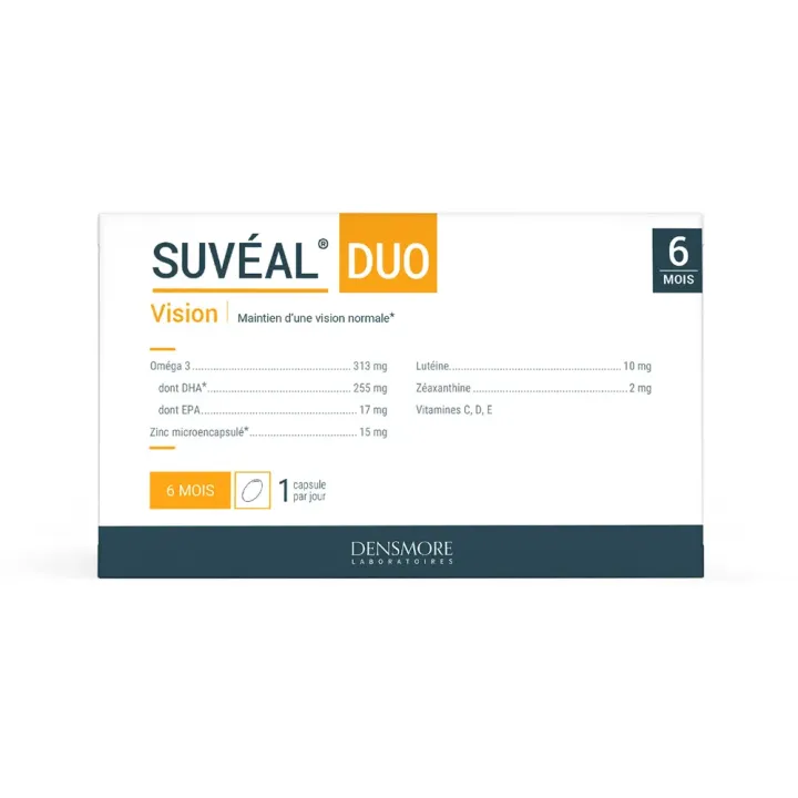 Suv&eacute;al DUO vision Densmore - boite de 180 capsules 