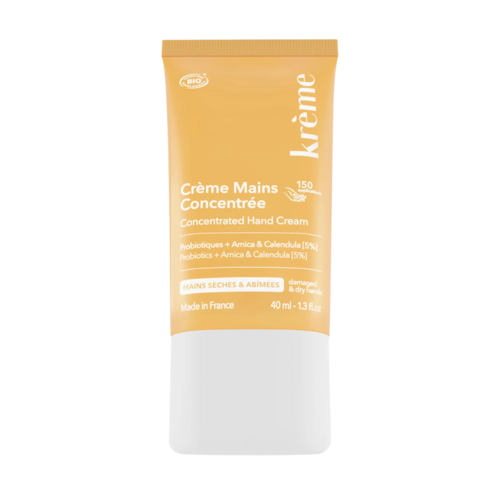 Cr&egrave;me mains concentr&eacute;e bio Kr&egrave;me - tube de 40 ml