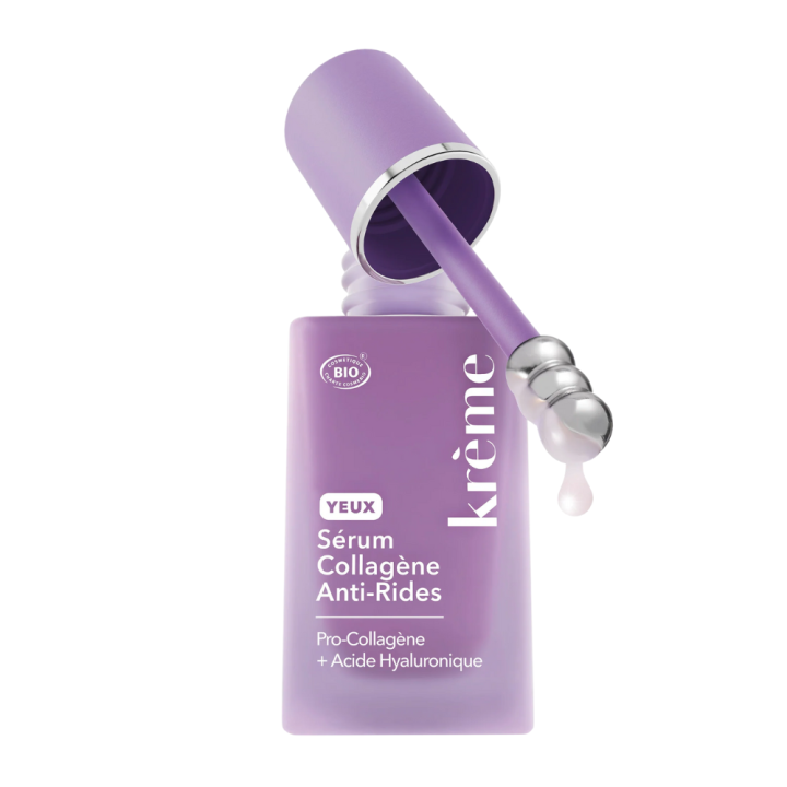 S&eacute;rum Collag&egrave;ne anti-rides yeux bio Kr&egrave;me - flacon de 15ml