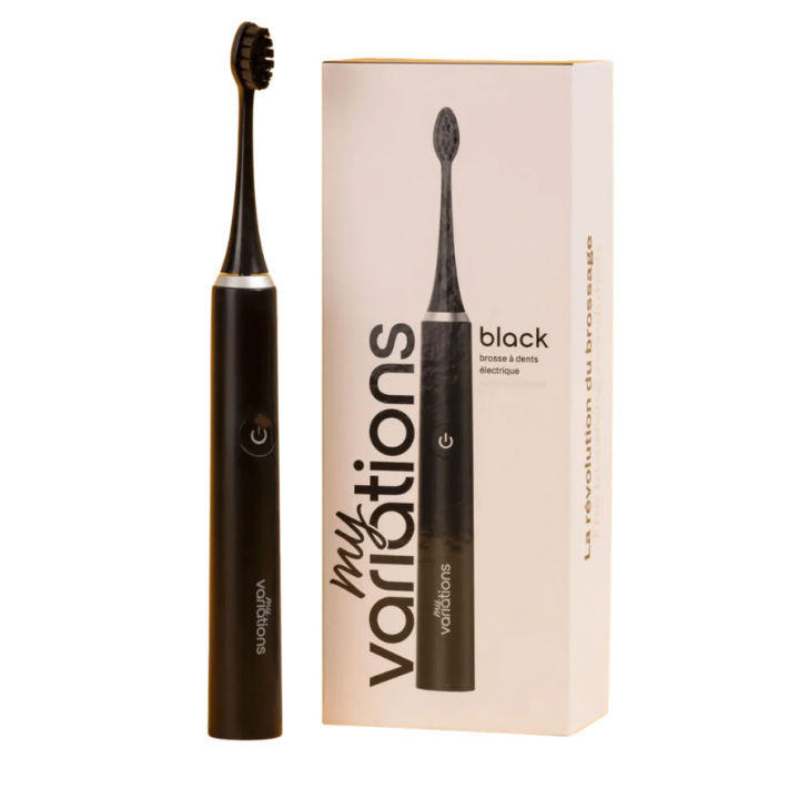 Brosse &agrave; dents &eacute;lectrique noire MyVariations - une brosse &agrave; dents 