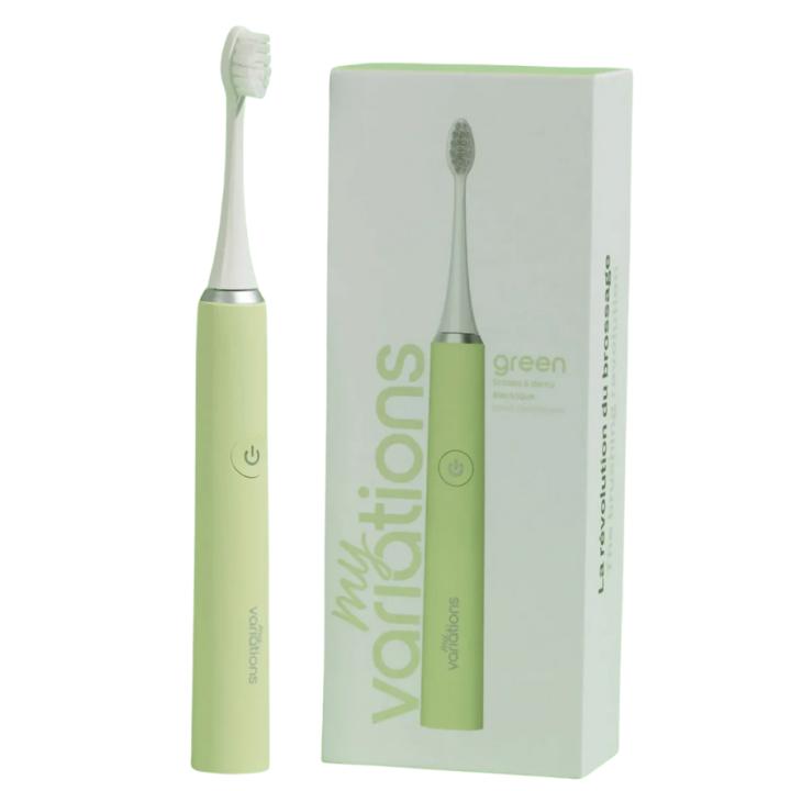 Brosse &agrave; dents &eacute;lectrique verte MyVariations - une brosse &agrave; dents 