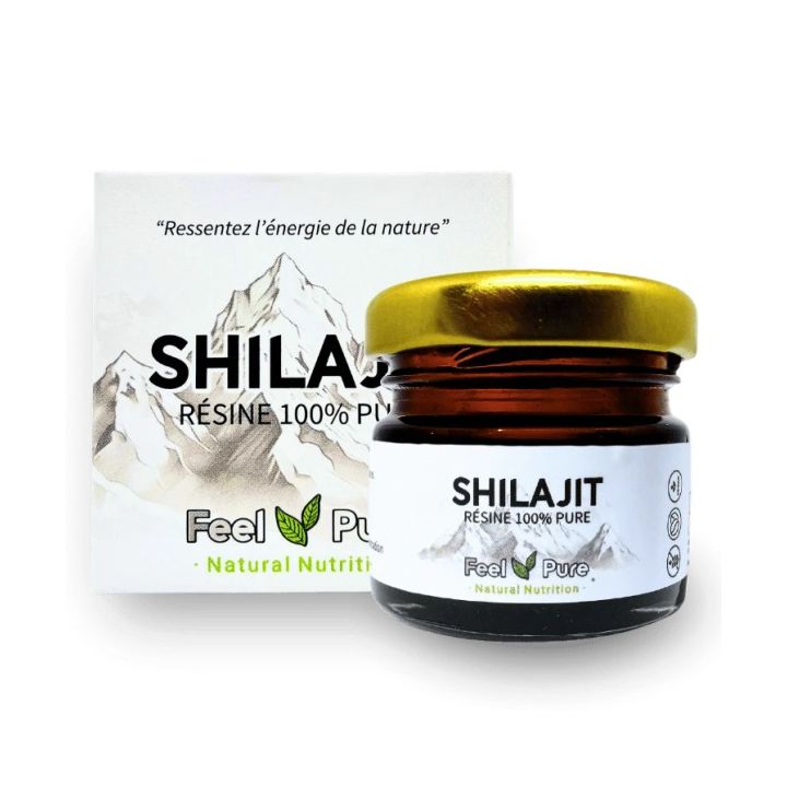 Shilajit r&eacute;sine 100% pure Feel Pure - pot de 30g