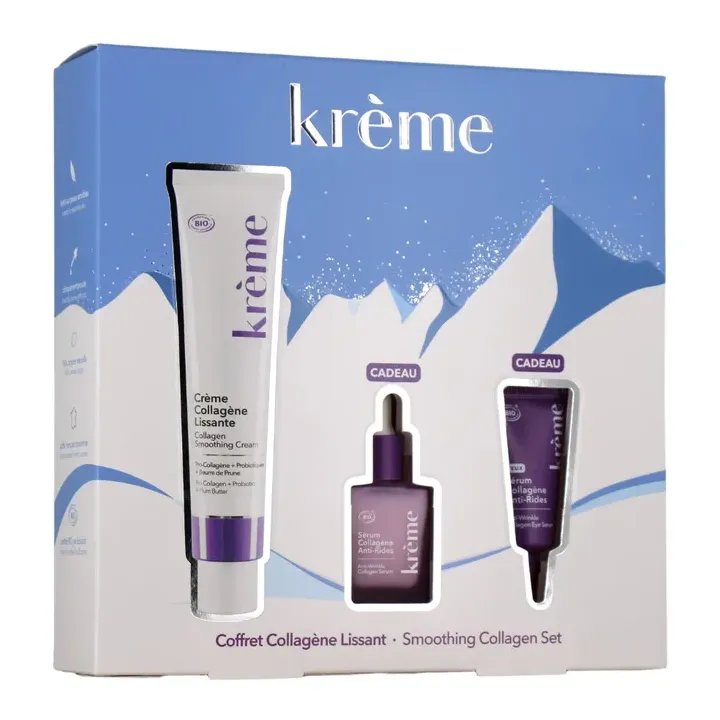 Coffret collag&egrave;ne lissant Kr&egrave;me - coffret contenant 3 produits