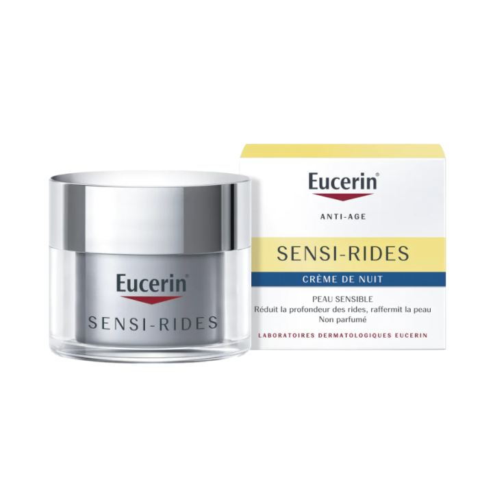 Sensi-rides Cr&egrave;me de nuit anti-rides Eucerin - pot de 50 ml