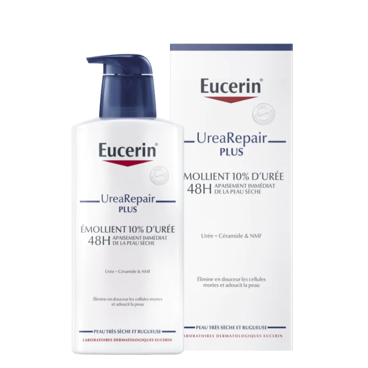 Complete repair &eacute;mollient r&eacute;parateur peau s&egrave;che riche 10% ur&eacute;e Eucerin - flacon de 400 ml