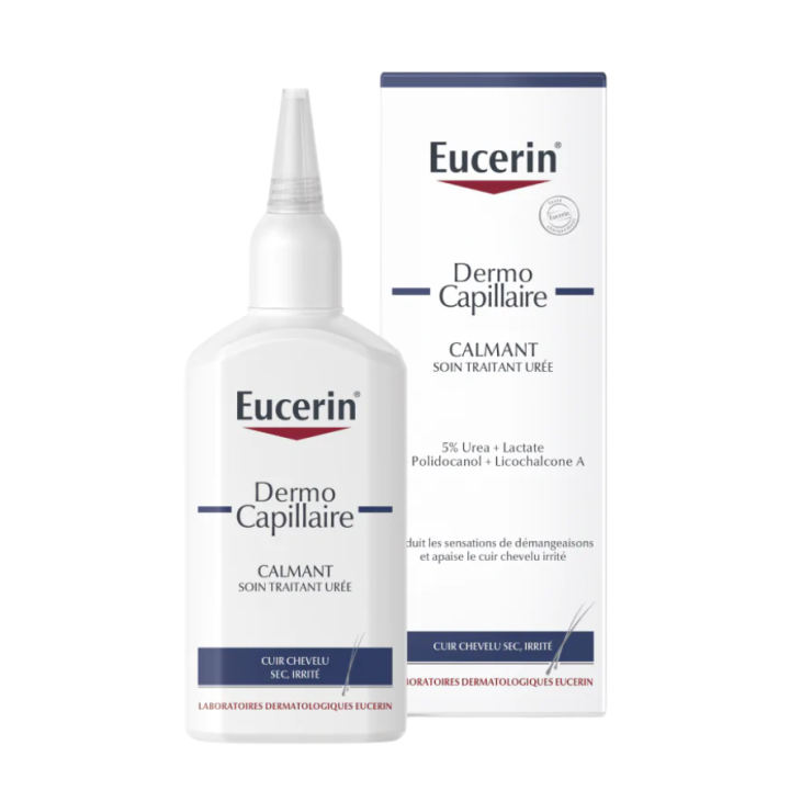 DermoCapillaire Soin traitant ur&eacute;e calmant Eucerin - flacon de 100 ml