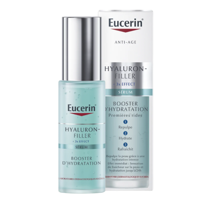 Hyaluron-Filler + 3x Effect S&eacute;rum booster d'hydratation Eucerin - flacon pompe de 30 ml